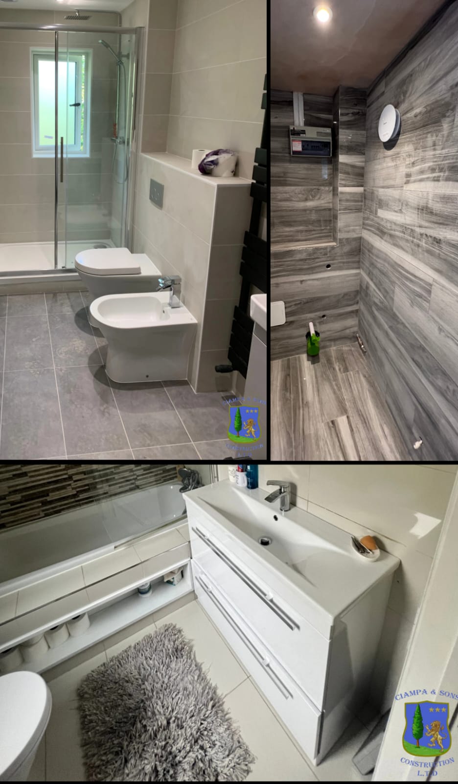 Bathroom work from the Ciampa and Sons gallery